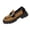 Yellow, variant on Miqool Womens Chunky Platform Loafers with Buckle Slip On Comfortable PU Leather Dressy Casual Shoes for Office Work Business School