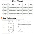 thumbnail image 6 of Yoga Jumpsuit for Women Sleeveless Bodycon One Piece Cami Top Gym Romper Workout Bodysuit Butt Lifter Seamless Shapewear Ladies Tummy Control Thigh Slimmer Backless Shorts, 6 of 6