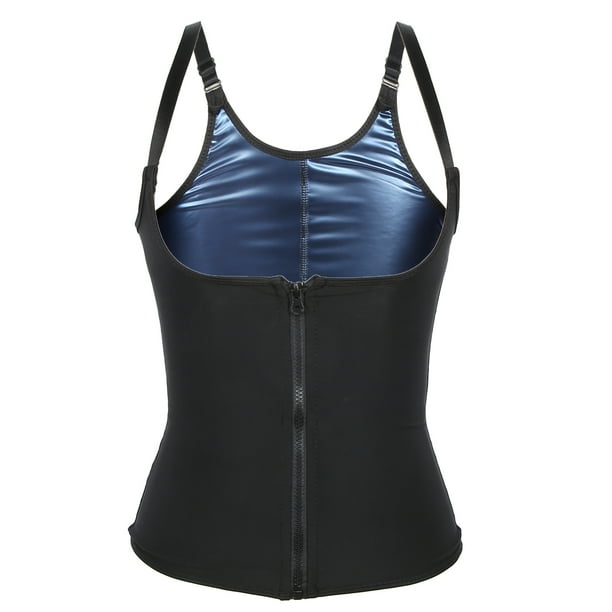 Chaleco quemagrasas para mujer, chaleco deportivo para mujer, chaleco de sauna para mujer, moldeador de cuerpo transpirable, rendimiento finamente ajustado