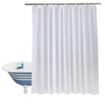 thumbnail image 3 of baño blanco cortina forro al ligero inodoro 70x70 pulgadas plástico Cortina de Sunnimix forro de cortina de ducha blanco, 3 of 7