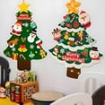 thumbnail image 6 of 2025 New Felt Christmas Tree for Toddlers, Everized Felt Tree, Montessori Christmas Tree Felt with Lights, DIY Holiday Decoration (Style2), 6 of 7