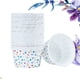 thumbnail image 3 of 100 Uds. Vasos de papel para helado, vasos desechables para pastel, tazones de postre, suministros de fiesta para hornear, bodas, cumpleaños (puntos coloridos) JM, 3 of 5