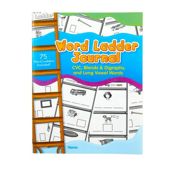 Really Good Stuff Word Ladder Journals - Set of 12