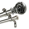 thumbnail image 4 of InStyleDesign  Leah 1 inch Diameter Adjustable Double Curtain Rod, 4 of 4