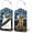 Golden Retriever, variant on Golden Retriever Luggage Tags for Suitcases, 2 Pack PU Leather ID Tags | flap address card, steel wire loop fits bags, , camp duffels, lake stays and family vacations
