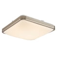 thumbnail image 4 of Modern elegant Dimmable 14" Square Flush Mount LED Ceiling Light , Stylish And Energy-Efficient Fixture Brushed Nickel Finished, For  Bedrooms, Kitchens, Living Rooms And Offices, 4 of 11