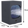 thumbnail image 4 of Aire acondicionado portátil, 3 velocidades, 120°, ajustable, minienfriador de aire, cabezal vibratorio, ventilador de refrigeración portátil silencioso con luz L, 4 of 4