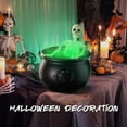 thumbnail image 6 of Halloween Decorations Outside - Large Witches Cauldron on Tripod with Skeleton & Fog Maker - Skeleton Halloween Party Decor for Outdoor Yard Home Porch, 6 of 17