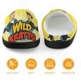 thumbnail image 5 of Wild Kratts Slippers for Kids, Cute Soft Plush Anti-slip Fluffy Fuzzy House Slippers Warm Soft Plush Non-Slip Indoor Outdoor Slip-on Shoes for Boys Girls, 5 of 8