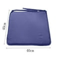 thumbnail image 3 of LHWEN Colorful Sponge Seat Cushion for Home Chair Decoration 40x40cm Soft Polyester Fiber with Straps for Secure Fit Ideal for Kitchen Dining Room Patio Garden Tailbone Machine Washable Multiple Color, 3 of 5