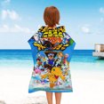 thumbnail image 2 of Digimon Adventure Hooded Poncho Towels, Soft & Absorbent Microfiber Beach Towel, Swimming Pool Changing Robe Bathrobe Bath Towel, 2 of 6