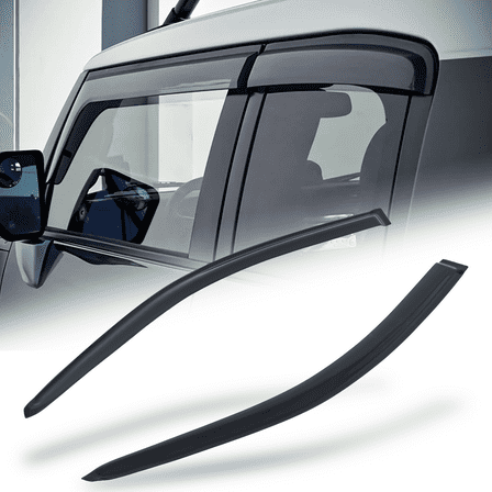 Magshion 2 Pieces Smoke Window Visor Shade Vent Wind Rain Deflector Guard for 2001 2002 2003 2004 2005 Honda Civic 2-Door