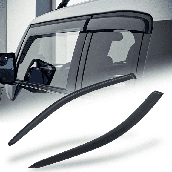 Magshion 2 Pieces Smoke Window Visor Shade Vent Wind Rain Deflector Guard for 2001 2002 2003 2004 2005 Honda Civic 2-Door
