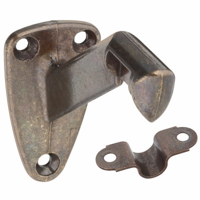 

National 2PK 112 Antique Brass Heavy Duty Handrail Bracket Secures Wooded Handra