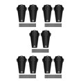 thumbnail image 2 of Eigraketly 1 par de guardabarros de plástico para bicicleta de montaña, guardabarros para Dirtboard, piezas decorativas para ciclismo, tipo 4 Fibra de carbon 5piezas, 2 of 6