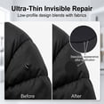 thumbnail image 4 of 40pcs Black Patch for Clothing Repair, Clothes Patches Self Adhesive, NOGIS Fabric Patches Stick On Patches Tape for Coat Clothing Tent Sleeping Bags Ski Pants Holes Fixing Round, 4 of 7