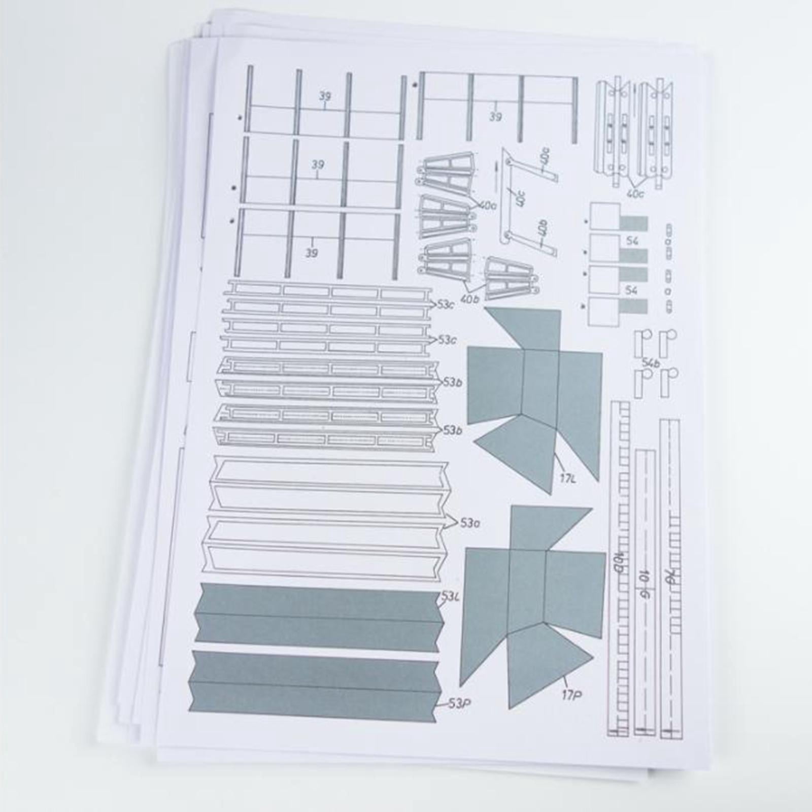 LeeQinersw 1:3 3D F22 Fighter Assemble Paper Model Kit,Building DIY Assemble Education Toys