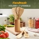 thumbnail image 2 of Juego de utensilios de cocina WoodenHouse Bamboo, 7 piezas con soporte, 2 of 7