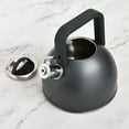 thumbnail image 3 of SharpChef Whistling Stovetop Tea Kettle, Food Grade Stainless Steel, Soft Touch Ergonomic Handle, Fast Boil, for Gas, Electric, and Glass Ranges - 3L, 3 of 6
