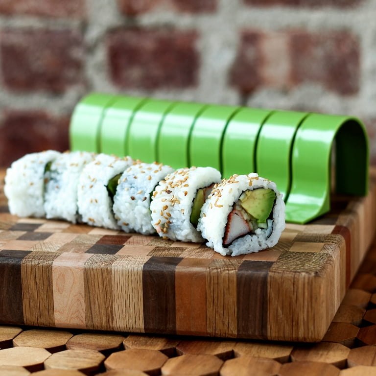 SushiQuik | Sushi Making Kit | Home DIY Perfect For Beginners, Kids, and  Families | Rolling Mat | Rice Paddle Training Frame | Roll Cutter |  Complete