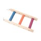 thumbnail image 2 of Juguete de escalera de madera para pájaros con gimnasio de actividades colgante, multicolor, accesorios para jaulas de aves pequeñas para trepar, morder, hacer ejercicio y jugar., 2 of 6