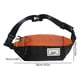 thumbnail image 3 of Bolso de hombro compuesto de nailon transpirable con cremallera Viaje de compras (naranja negro), 3 of 7