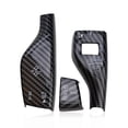 thumbnail image 6 of Carbon Fiber Turn Signal Wiper Lever Cover Trim 3X for Bmw X1 X2 X3 X4 for X5 X6 X7, 6 of 9