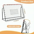 thumbnail image 6 of KAIHAOWIN Soccer Rebound Net – 6'x4' Adjustable Angle Steel Soccer Rebounder for Backyard Training, Football, Volleyball, and More, 6 of 7