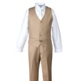 thumbnail image 2 of Spring Notion Big Boys' Two Button Suit, Khaki, 2 of 4
