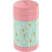Thermos Stainless Steel Vacuum Insulated Food Jar with Spoon, Painted Dots, 16oz