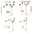 thumbnail image 3 of AOOOWER Wood Wall Decor,Rooted in Love Swing Sculpture Wall Art Decorative Wall Hangings Ornaments for Living Room Bedroom Decor, 3 of 13