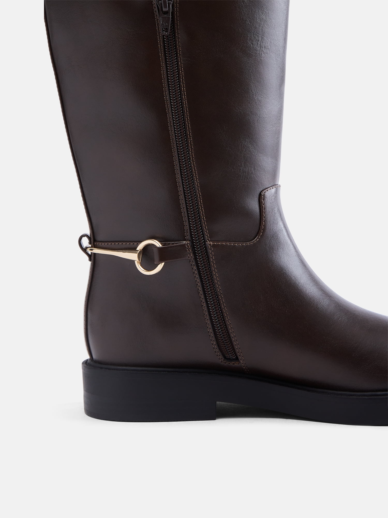Scenario Women's Tall Faux Leather Riding Boots