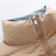 thumbnail image 5 of Parkas de manga larga para mujer, chaqueta de algodón grueso con cuello alto y botones, a la moda, cálida y elegante., 5 of 9