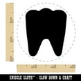 thumbnail image 2 of Tooth Dentist Self-Inking Rubber Stamp Ink Stamper - Blue Ink - Small 3/4 Inch, 2 of 7