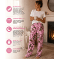 thumbnail image 5 of TrailCrest Womens Open Bottom Sleep and Lounge Coral Fleece Camo Pajama Pants, 2X, 5 of 7