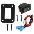 thumbnail image 4 of KAKOWELY Momentary Rocker Switch for Rv 4-pin Reversing Polarity Switch Reverse Rocker Switch Rv Jack Switch Power Stabilizer Switch for Rv 20A 12V,1.97X"X1.77"X0.79", 4 of 5