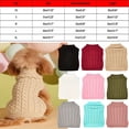 thumbnail image 3 of Dog Sweater for Small, Medium, Large Dogs - Warm Winter Pet Clothes - Solid Color Pet Jumper Clothes, Comfortable Elastic Puppy Clothes Fall Winter Black Size:L, 1pcs, 3 of 7