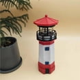 thumbnail image 4 of Luz De Faro Respetuoso Del Medio Ambiente Resina Duradera Solar Forma De Faro Decoración Led Minnieouse HA015621-00, 4 of 6