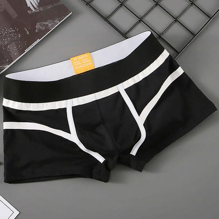

Wolfast Promotion Men s Solid Color Boxer Large Size Mid Waist Boxer Briefs