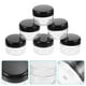 thumbnail image 2 of 50pcs crema muestra botellas botellas vacías cajas de crema de crema dispensadores de crema (negro), 2 of 6