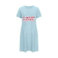 thumbnail image 2 of Sakmal Plus Size Mumu Nightgownss for Women Short Sleeve Valentines Love Lightweight Sleepshirt Heart Print Short Womens Nightgown 4X, 2 of 5