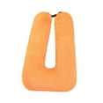 thumbnail image 2 of Cojín De Viaje Para Asiento Trasero De Coche Para Viajes Por Carretera, Viajes De Larga Distancia, Color Naranja, 2 of 9