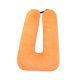 thumbnail image 2 of Cojín De Viaje Para Asiento Trasero De Coche Para Viajes Por Carretera, Viajes De Larga Distancia, Color Naranja, 2 of 9