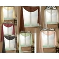 thumbnail image 6 of 1 ELEGANCE SHEER VALANCE SCARF TOPPER SWAG WINDOW TREATMENT COVERING ALL STYLES, 6 of 6