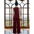 thumbnail image 3 of Conjunto de Mujer 2 Piezas Rayado Top de Tirantes y Pantalón Recto Set Fresco Casual, 3 of 5