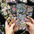 thumbnail image 4 of Stickers for Scrapbooking Journaling, Flowers Plants Waterproof Gold Foil Stickers Set for Adults Teens Girls(9 Sheets)Style:Style 1;, 4 of 5