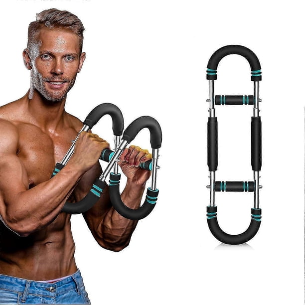 Resistance Power Shaker Twister Bar - Portable Arm & Chest Strengthener for Home Gym, Strength Training Equipment for Men & Athletes