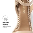 thumbnail image 4 of DREAM PAIRS Women's Open Toe Platform Sandals Adjustable Buckle Ankle Strap Comfortable Summer Espadrille Wooden Heeled Wedge Fashion Dressy Shoes, 4 of 6