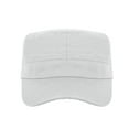 thumbnail image 4 of TOPTIE Mens Cotton Twill Army Cadet Cap, Adjustable Military Hat, Beige, 4 of 7