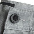 thumbnail image 5 of O'Neill Men's Grey Horizon Plaid Chino Short, 5 of 7